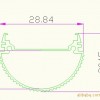 求购铝材 LED曝光灯管铝材