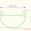 求购铝材 LED曝光灯管铝材