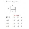 谁有下图的槽型铝材现货，请联系QQ