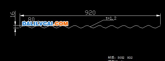 波纹铝板