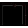 谁有这种100mm*95mm的铝方管