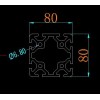 谁有这款流水线铝型材模具80mm*80