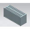 哪家有这种梳齿式散热器铝材