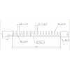 找57*7.0mm的梳形散热器铝材