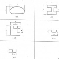 找如图所示扶手铝型材