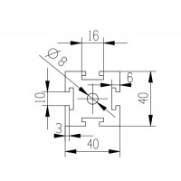 哪家有这款40*40的工业铝型材？