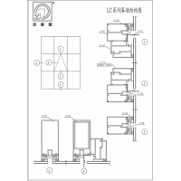 经济型LC系列铝合金玻璃幕墙型材