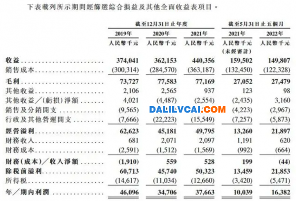 步阳国际财报表