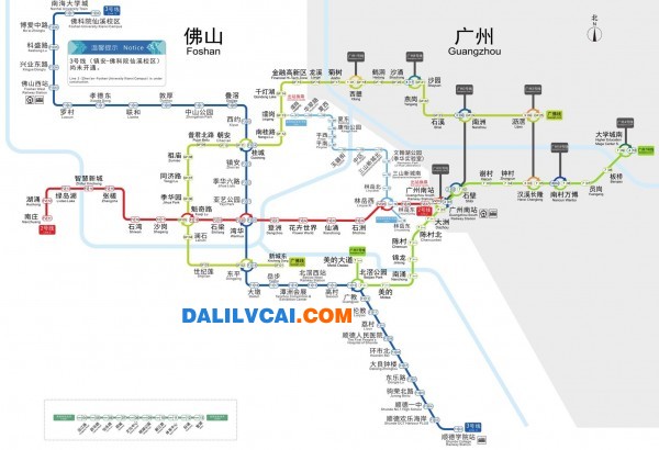 2022年12月29日更新佛山最新地铁线路图