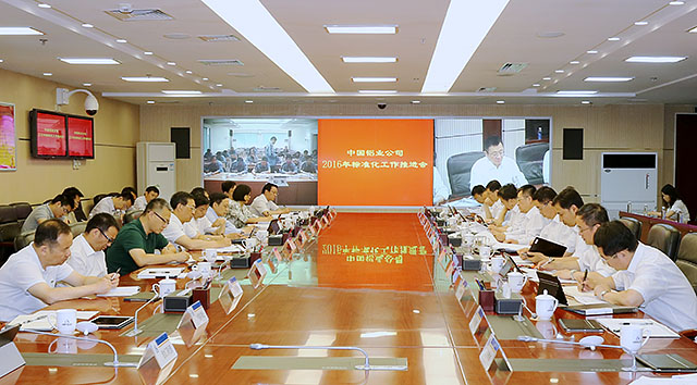 中铝公司召开2016年标准化工作推进会现场