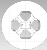 铝材模具三维拔模面图2
