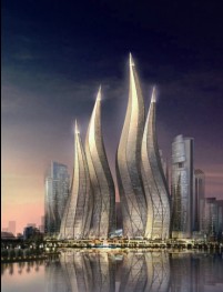 迪拜风中蜡烛：始建于2009年