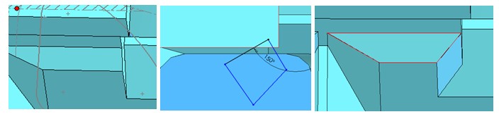 修整阻流包的三维图画法6