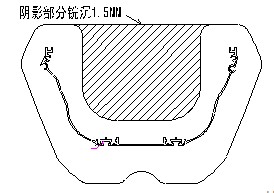 大悬臂铝型材上下模设计